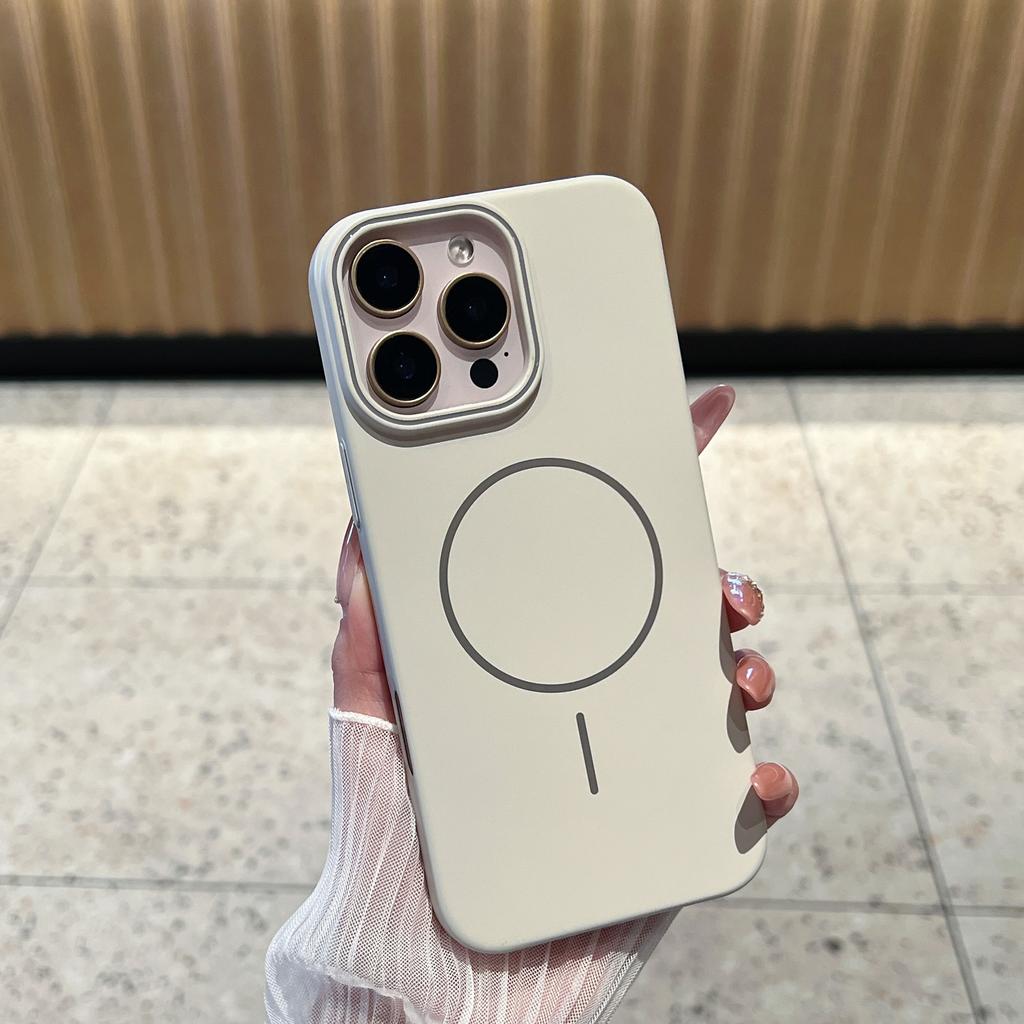 Ultra-thin Solid Color Magnetic Charging Is Suitable for Iphone11promax Mobile Phone Case, the New All-inclusive Apple 11pro.