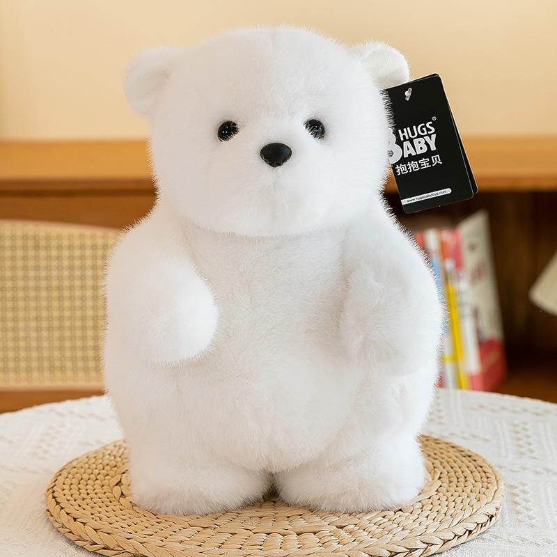 Cute Polar Series Doll Plush Toy Ocean Penguin Polar Bear Doll Children's Soothing Ragdoll Gift