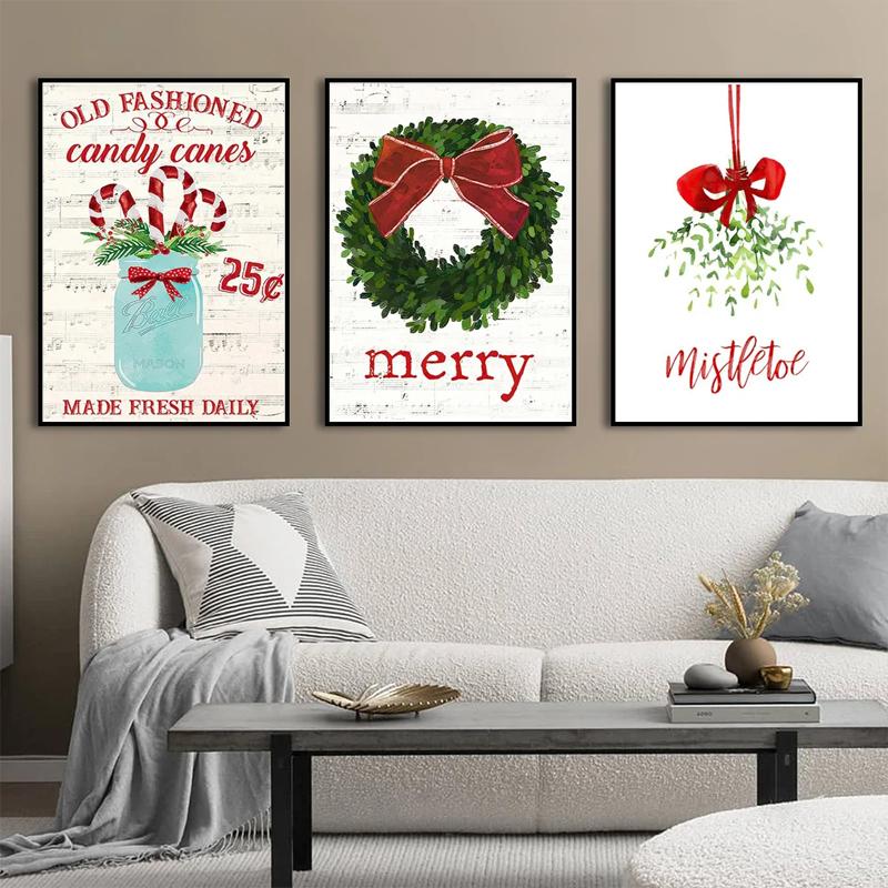 Wesołych Świąt Skarpetka Ciężarówka Samochód Grafika Ścienna Obraz na Płótnie, Nordyckie Plakaty i Druki, Wystrój Domu Salonu, 69F 0316