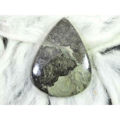48Cts Natural Mountain Jasper Pear Crytsal Cabochon Loose Gemstone 27X35X6MM SK-2921
