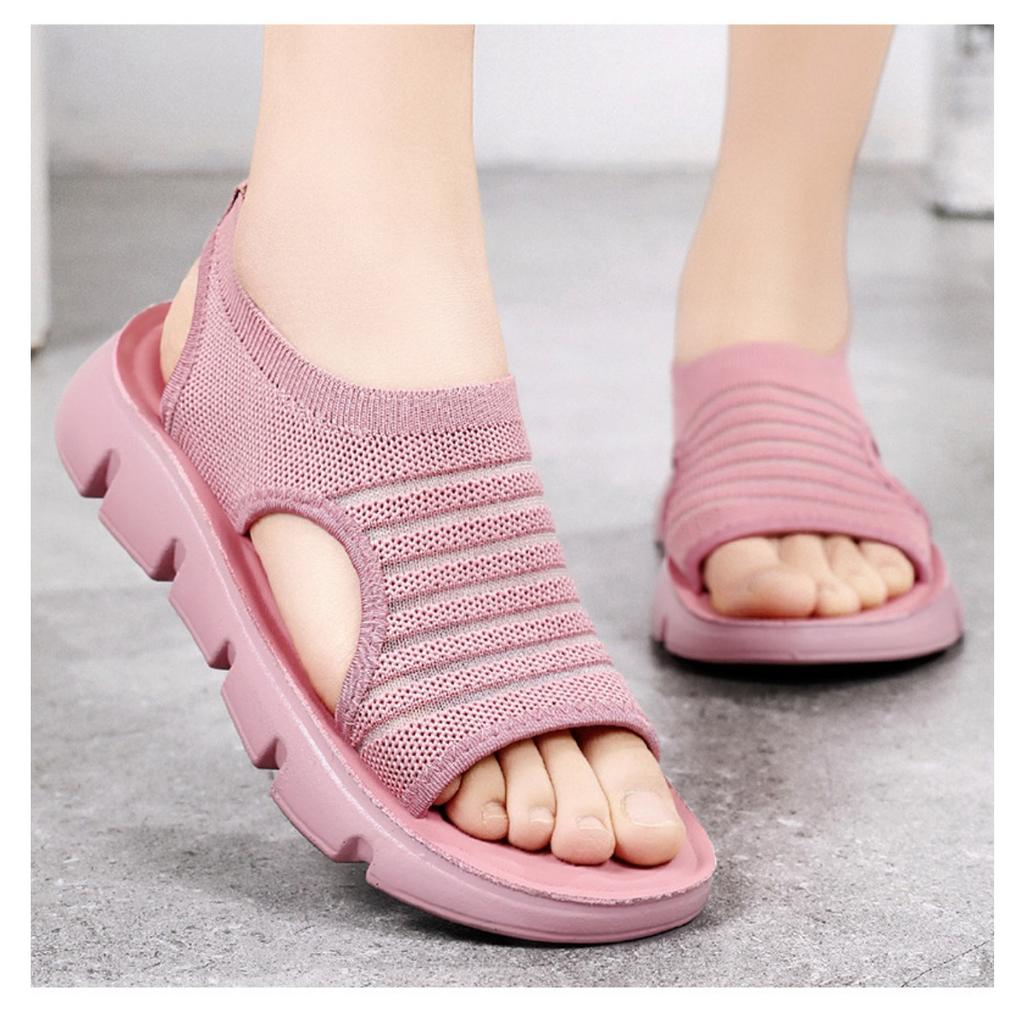 Damskie Letnie Nowe Puste Sandały z Otwartym Palcem i Miękką Podeszwą Komfort