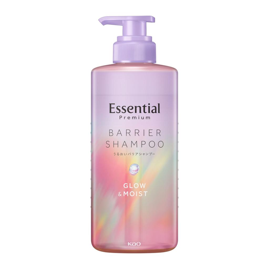 Essential Premium Moisture Barrier Shampoo Glow Moist Pump 450ml &