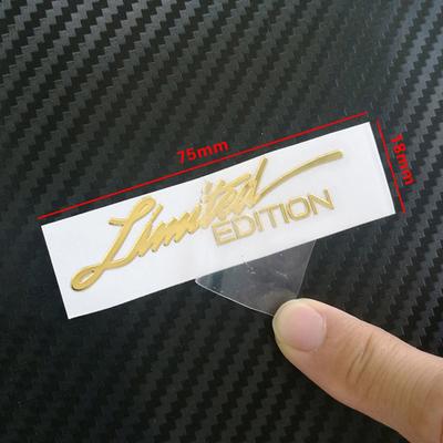 Limited Edition Emblem Aufkleber 3D Metall Aufkleber Kreative Auto Karosserie Dekoration