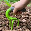 Manual Garden Cultivator Tool Ergonomic Grip Triangular Design For Efficient Soil Loosening And Outdoor Yard Maintenance