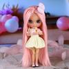 ICY DBS Blyth Doll BJD Joint Body Brown Skin Matte Face Cute Bow Doll 1/6 30cm Girl Gift Anime SD