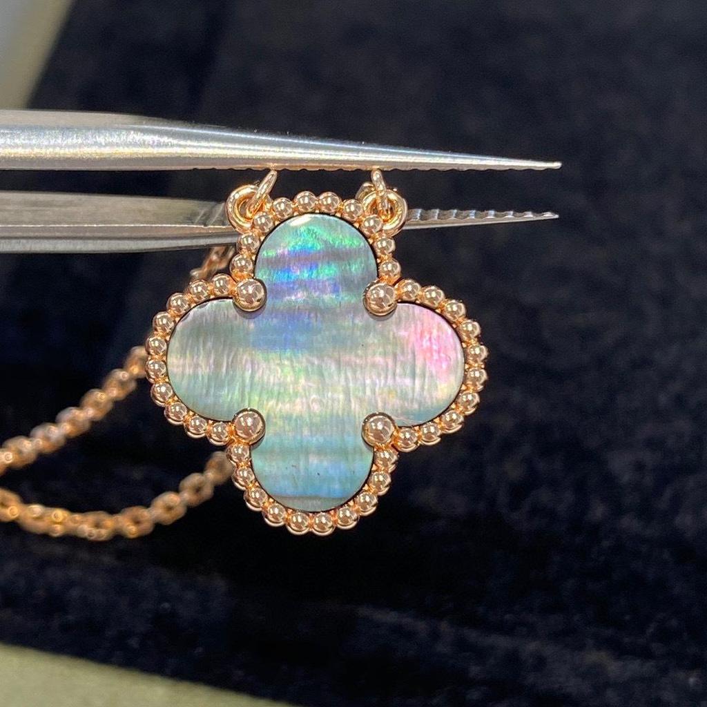 Złota Bransoletka i Naszyjnik z Czterolistną Koniczyną, Platerowane 18K - Idealny Prezent na Urodziny Dziewczyny