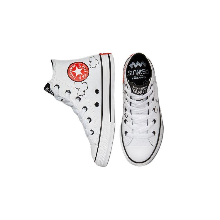 Converse Arašídy X Chuck Taylor All Star High Top Plátěné Boty Dětské Tenisky Bílá Černá A01869C