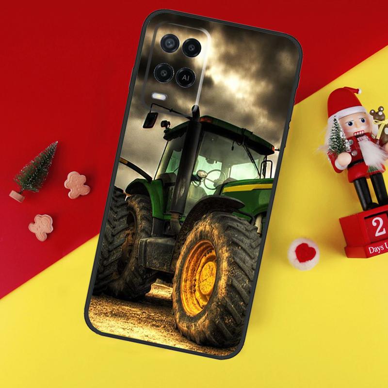 Farm Vehicle Tractor Case For Oppo A5 A6 Pro A15 A57 A17 A54 A74 A94 A76 A16 A96 A40 A60 A80 A18 A38 A58 A78 A98