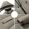 New Winter Style 90 White Duck Down All-match Stand-collar Down Jacket for Young and Middle-aged Men Warm and Trendy Skin-feeling Jacquard Down Jacket