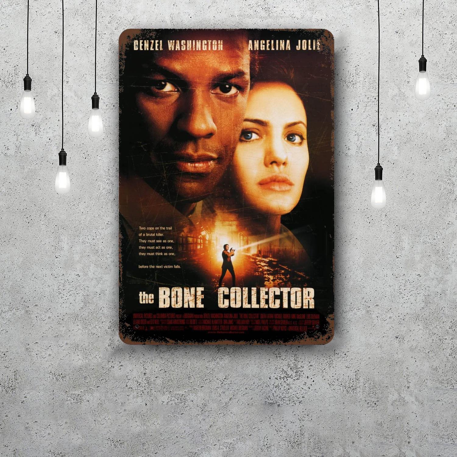 

washington denzel actor Vintage Metal Tin Signs Posters Decor Retro Metal Plaque Wall Art Decor for Garage Bar 20x30cm（7.8x11.8inch）