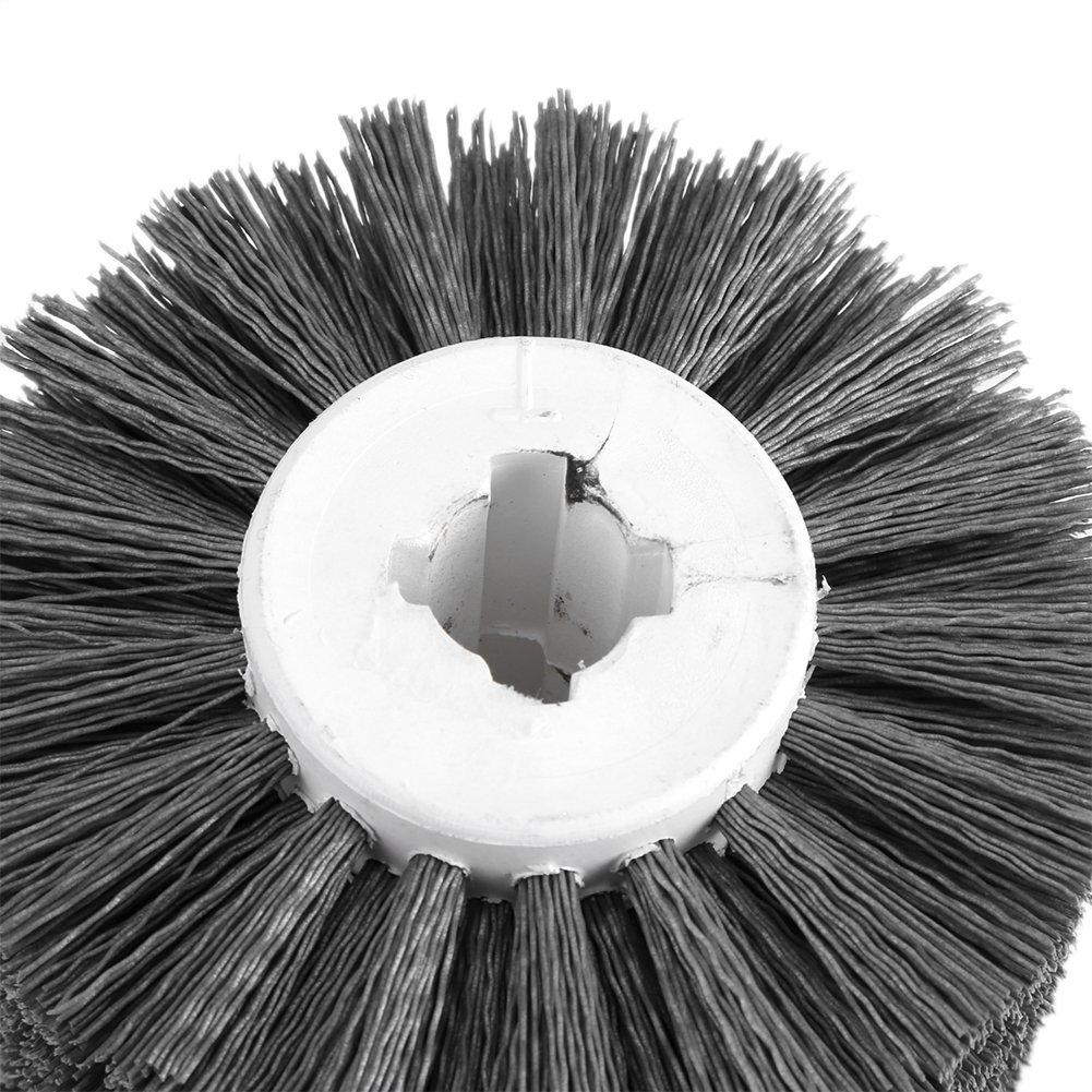 Abrasive Wire Wire Drawing Wheel for Deburring and Polishing Wood Abrasive Suitable for and Irregular Surfaces Polisher, Brush, Furniture,