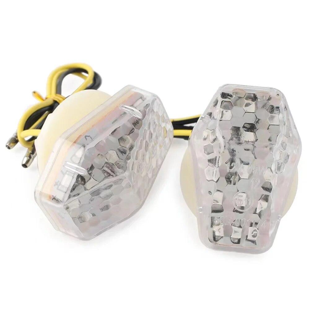 2PCS LED Turn Signal Lights Indicator Lamps Blinker For Suzuki GSXR 600 750 1000 SV 650/650 S 1000/1000S Bandit