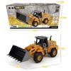 Wireless Remote Control Alloy Bulldozer Rechargeable Simulation Forklift Construction Vehicle Model Children'S Boy Toy Car