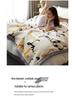 G5Z Thickened Raschel & Coral Flannel Winter Blanket for Dorms & Bedrooms