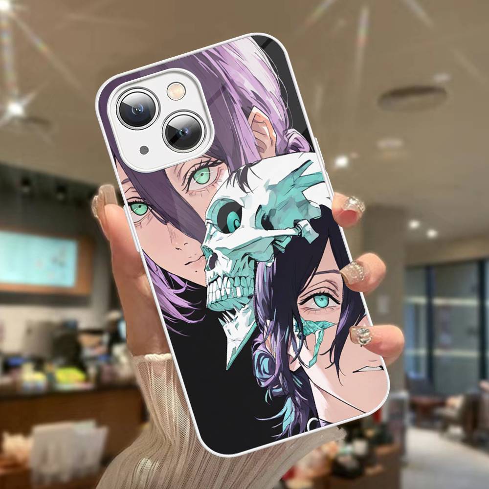Chainsaw Man The Movie Arco di Reze Per iPhone 14 13 12 Mini 11 Pro XS Max X XR 14 Plus Copertura in Vetro Temperato