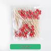 ZISIZ Colorful Plum Blossom Bamboo Fruit Skewers