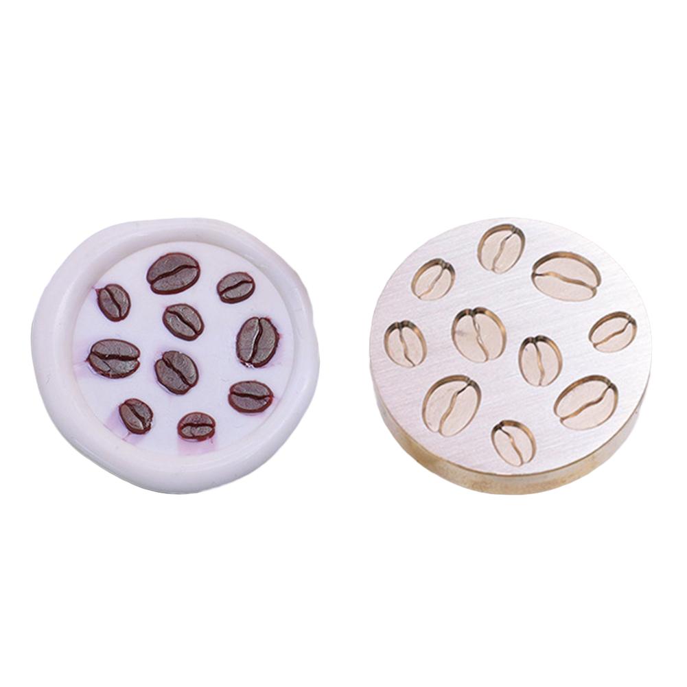 

25mm Stamps Print Head 3D Relief Wax Sealing Copper Head Classic Vintage DIY Manual Account Invitation Envelope for Wedding Card