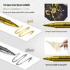 Metallic Gold & Silver Highlighter Pen - Waterproof Red & Graffiti Signature Marker