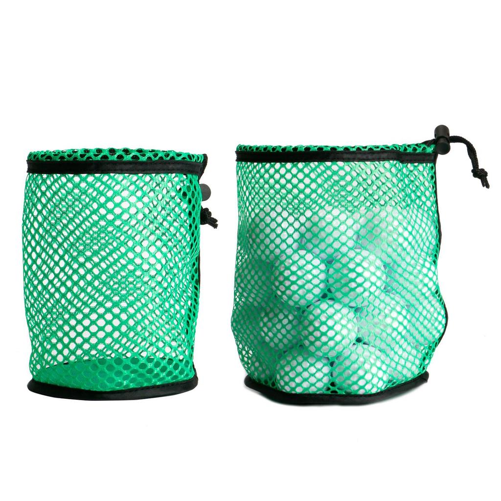 Mesh Nylon Golf Ball Bag - 3 Sizes & Colors Available