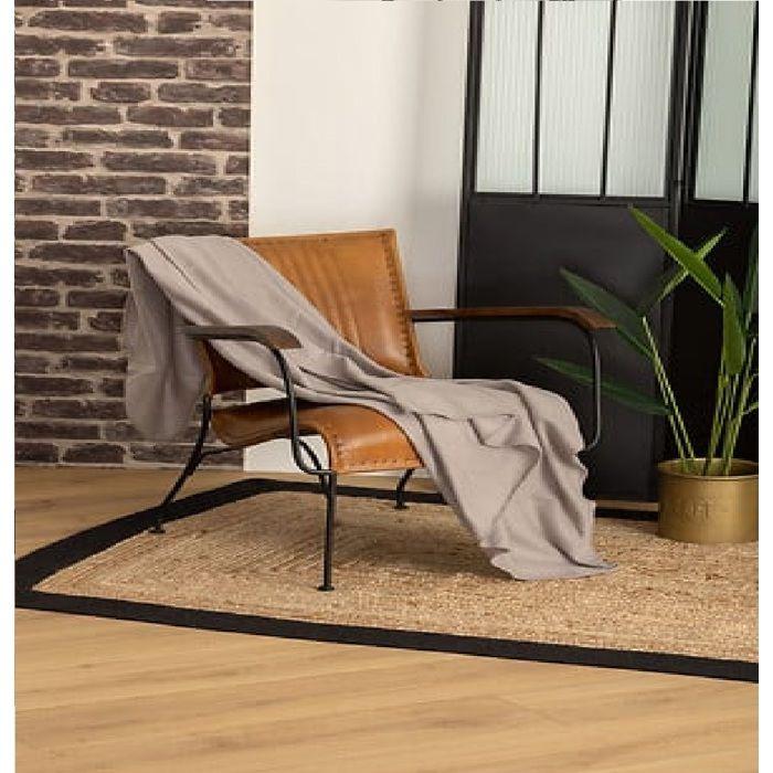 Plaid couverture 125 x 150cm Legerete Gris
