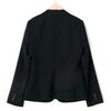 ORIHICA Washable Suit Perfect for Job All Solid SS Jacket, Classic, Hunting, Seasons, Year-Round, Black, Women's (9231650)