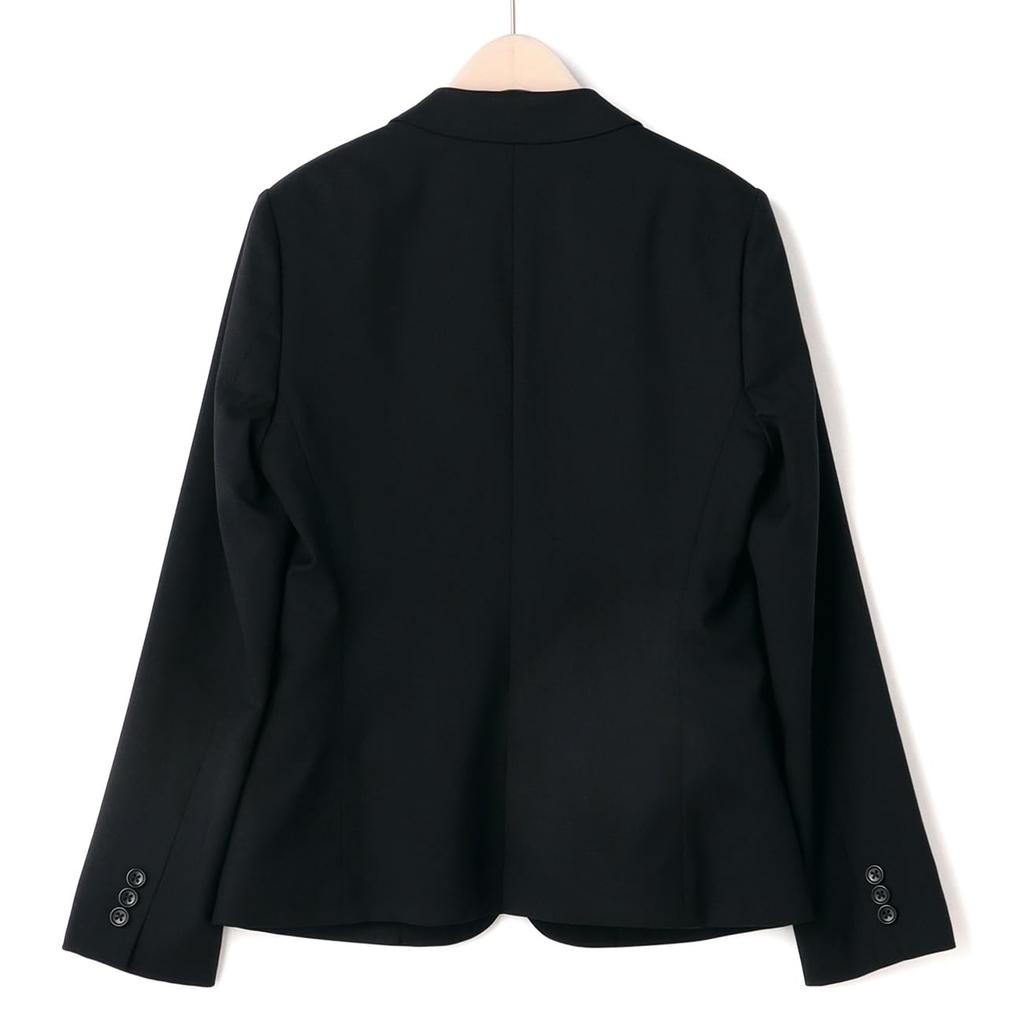 ORIHICA Washable Suit Perfect for Job All Solid SS Jacket, Classic, Hunting, Seasons, Year-Round, Black, Women's (9231650)