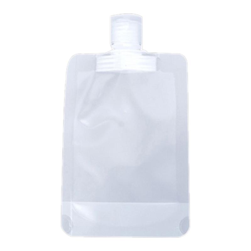 

Reusable Flip Cap Packaging Bag for Fluid Makeup 30ml 50ml and 100ml Lotion Dispenser Pouches