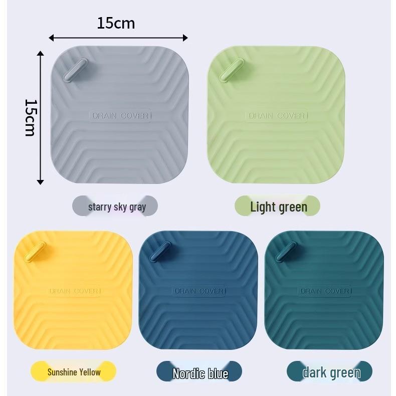 

Floor Drain Odor Eliminator - Deodorizing Silicone Pad, Insect-Proof, Anti-Backflow Cover