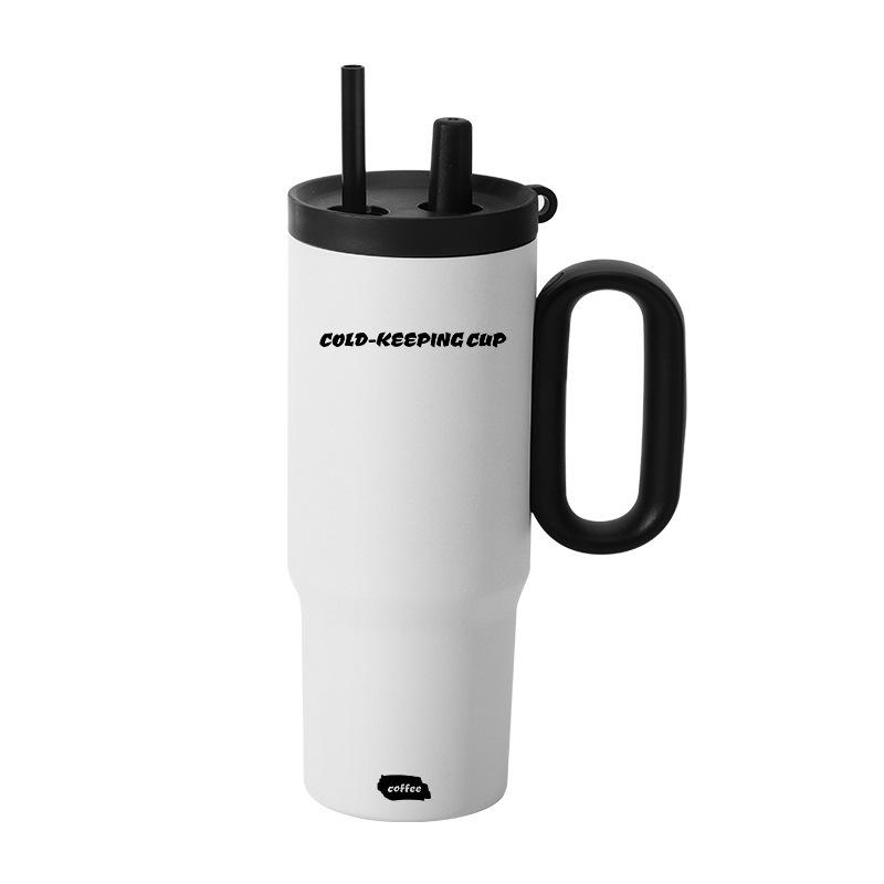 

High-value girls Bingba cup 316 stainless steel large-capacity thermos cup Car cold light luxury high-end water cup 720ml