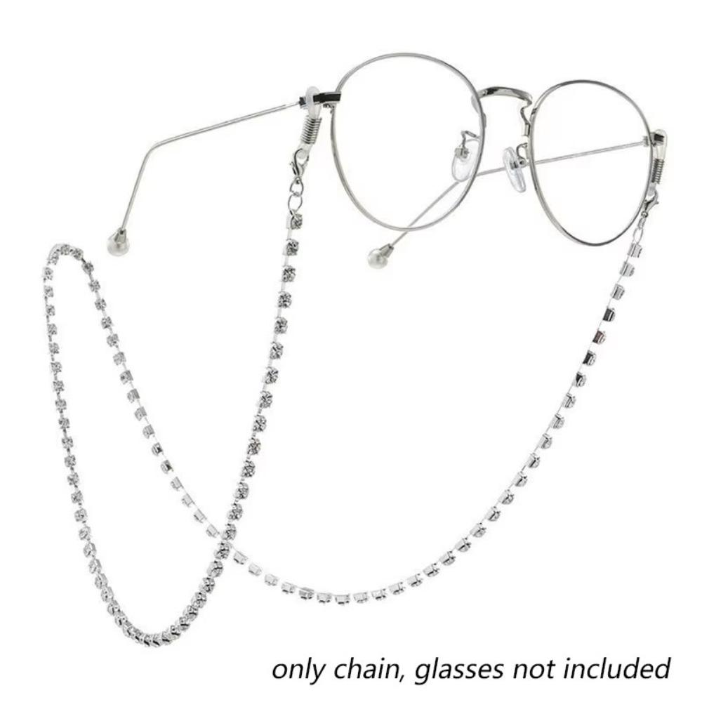 1Pcs Metal Eyeglasses Chain Holder Glasses Hanging Rope for Sunglasses Reading Glasses and Masks