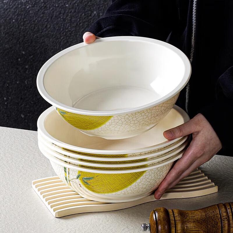 Ruhan B6006 Melamine Soup & Rice Bowls, 10-Pack