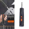Electric Screwdriver Kit Featuring Various Screwdriver Bits Crosses Flat Head Type Ergonomic Handle Comfort Grip High Capacity Battery