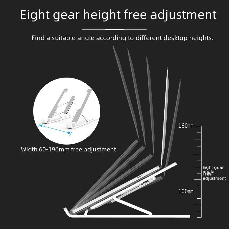 8-Speed Portable Folding Laptop Cooling Stand