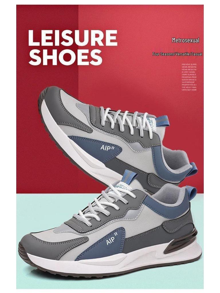 Men's Versatile Autumn/Winter Casual Shoes: Stylish Cotton, Velvet, and Lightweight Running Sneakers