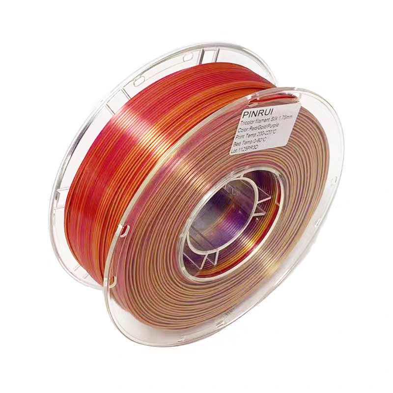 PLA Silk Dual-Color Tri-Color 1.75mm Filament for FDM 3D Printers