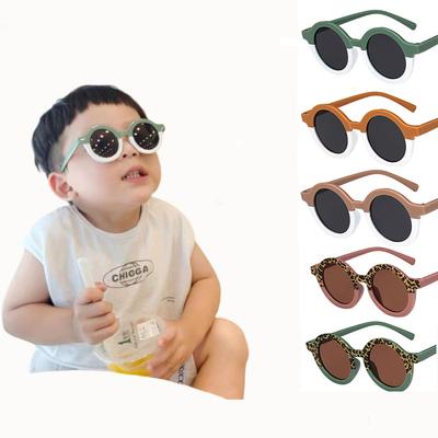 Decorative Glasses, Children'S Sunglasses Uv Protection Boys And Girls Trendy Fashion Sunglasses