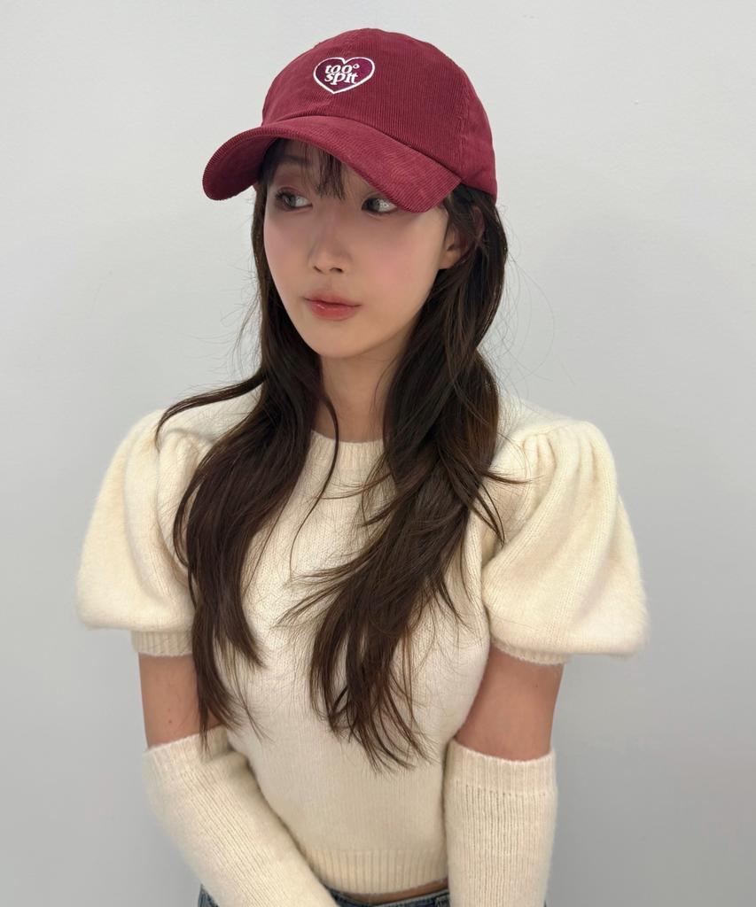 Tueseupis Corduroy Heart Logo Ball Cap [5 Colors]