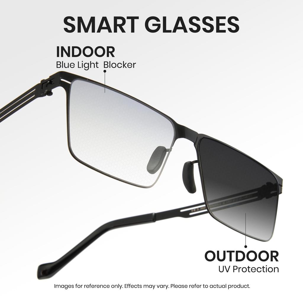 Sixaz Dimmable Blue Light For Stylish 1176 [Cyxus] Sunglasses, Cut, Men's, Women's, Day/Night/Fast Dimming/UV Protection, Fishing, Golf, Baseball,