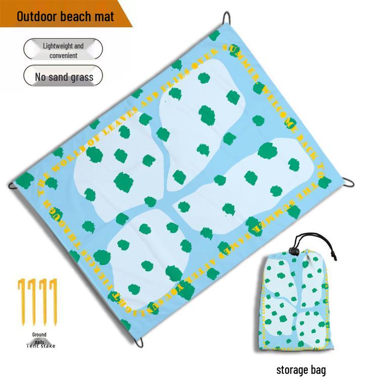 Portable Waterproof Ultralight Camping & Beach Mat - Moisture-Proof and Foldable