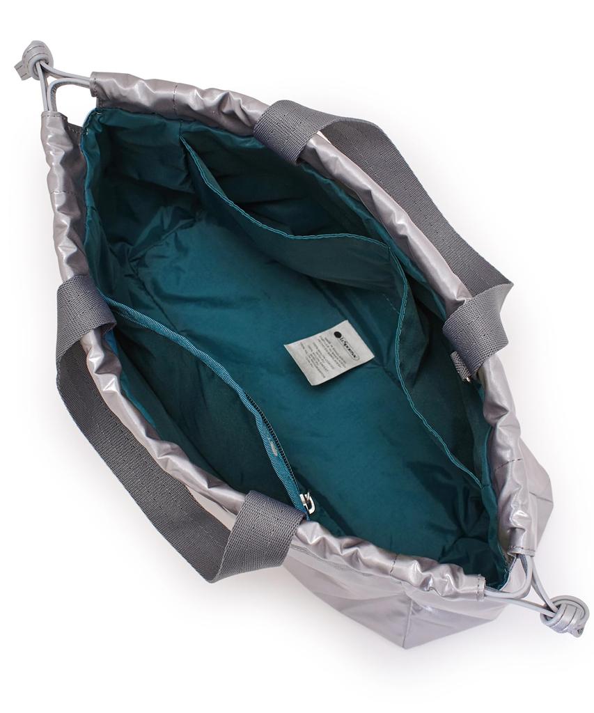 CITY DRAWSTRING BAG Silver E/W /1084/Uptown Shine/Silver