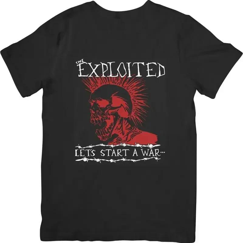 The Exploited Music Unisex Fit For Unisex Unisex Quality Cotton Tshirt Black