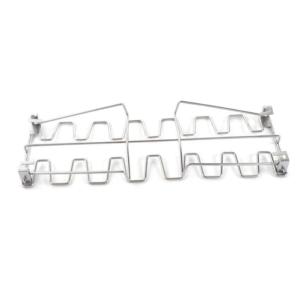 BBQ Rib Mesh Clip with Drip Pan BBQ Shelf Barbecue Accessories Grill Holder Chicken Wing Leg Rack