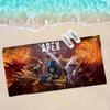 A-Apexs Legends Octane Microfiber Beach Towel Absorbent Quick Dry Soft Yoga Swimming Resort Mountain Climbing Towel