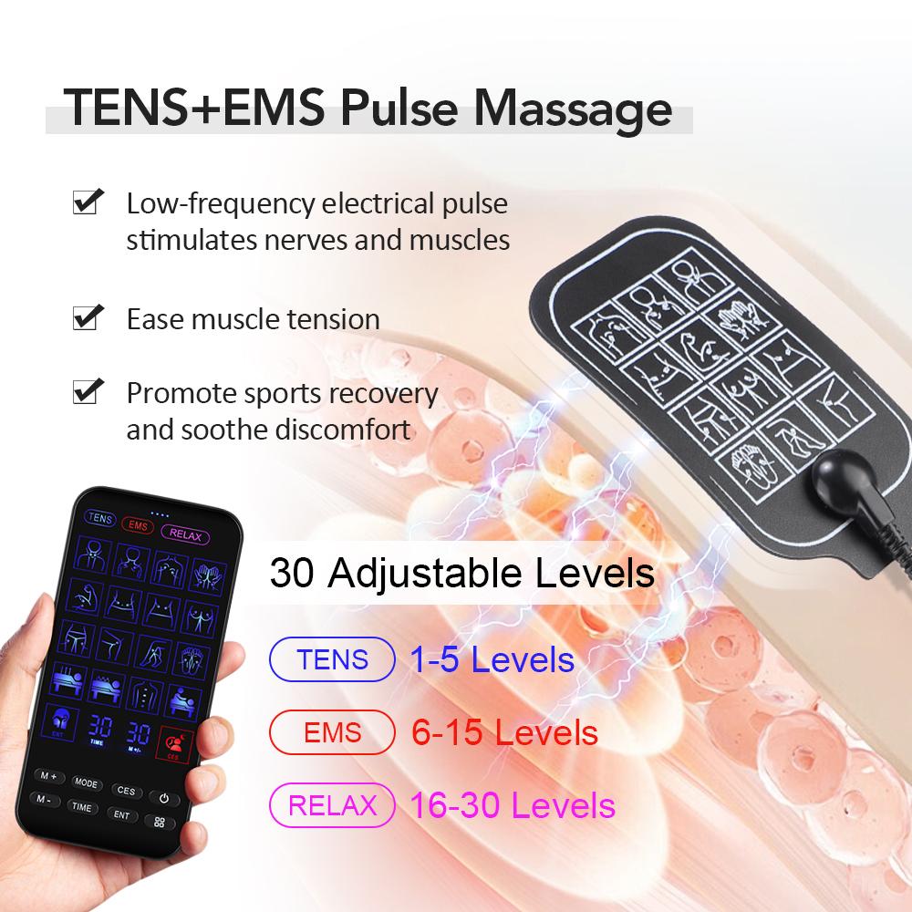 4 In 1 Tens Ems Unit For Sleep Aid And Infrared Nasal Therapy Relieves Rhinitis Insomnia And Anxiety With Muscle Stimulator