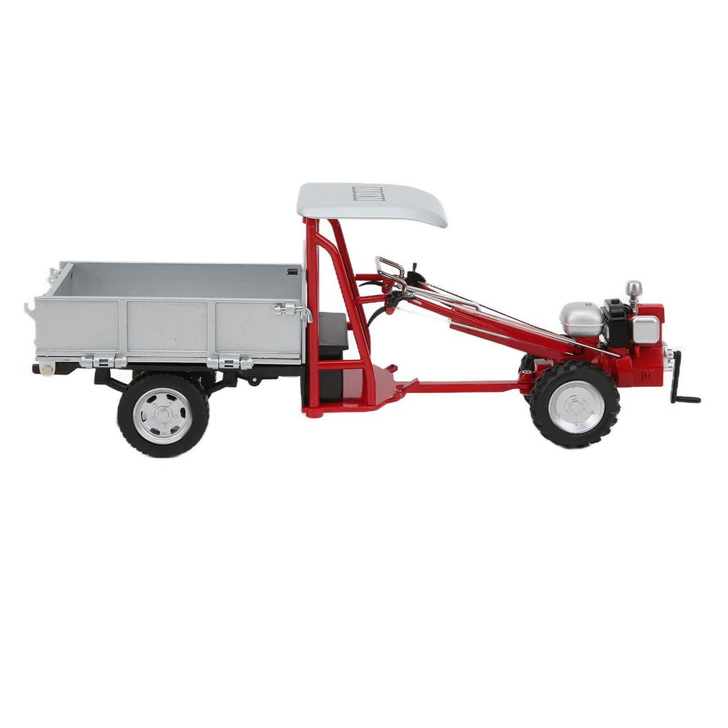 1Celsius16 Simulation Agriculture Walking Tractor Alloy Static Agricultural Tractor Model Toy for Children