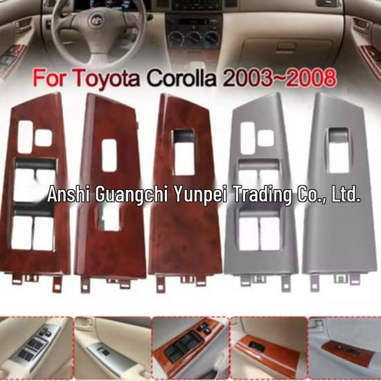 

Window Switch Panel for 2003-2008 Toyota Corolla (Part #74232-02350) Driver s Side - Left Silver