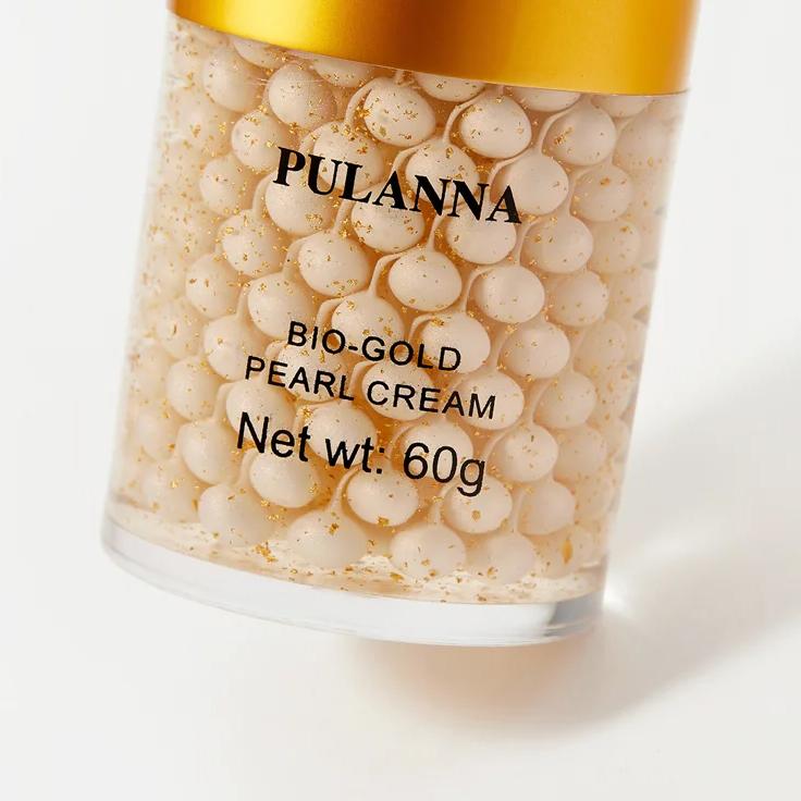 Krem perłowy do twarzy pulanna - złotem 24k - nawilżenie, regeneracja, anti-aging