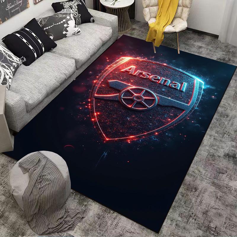 Arsenal Logo Designed floor mat, suitable as a non-slip mat for the living room or bedroom sofa