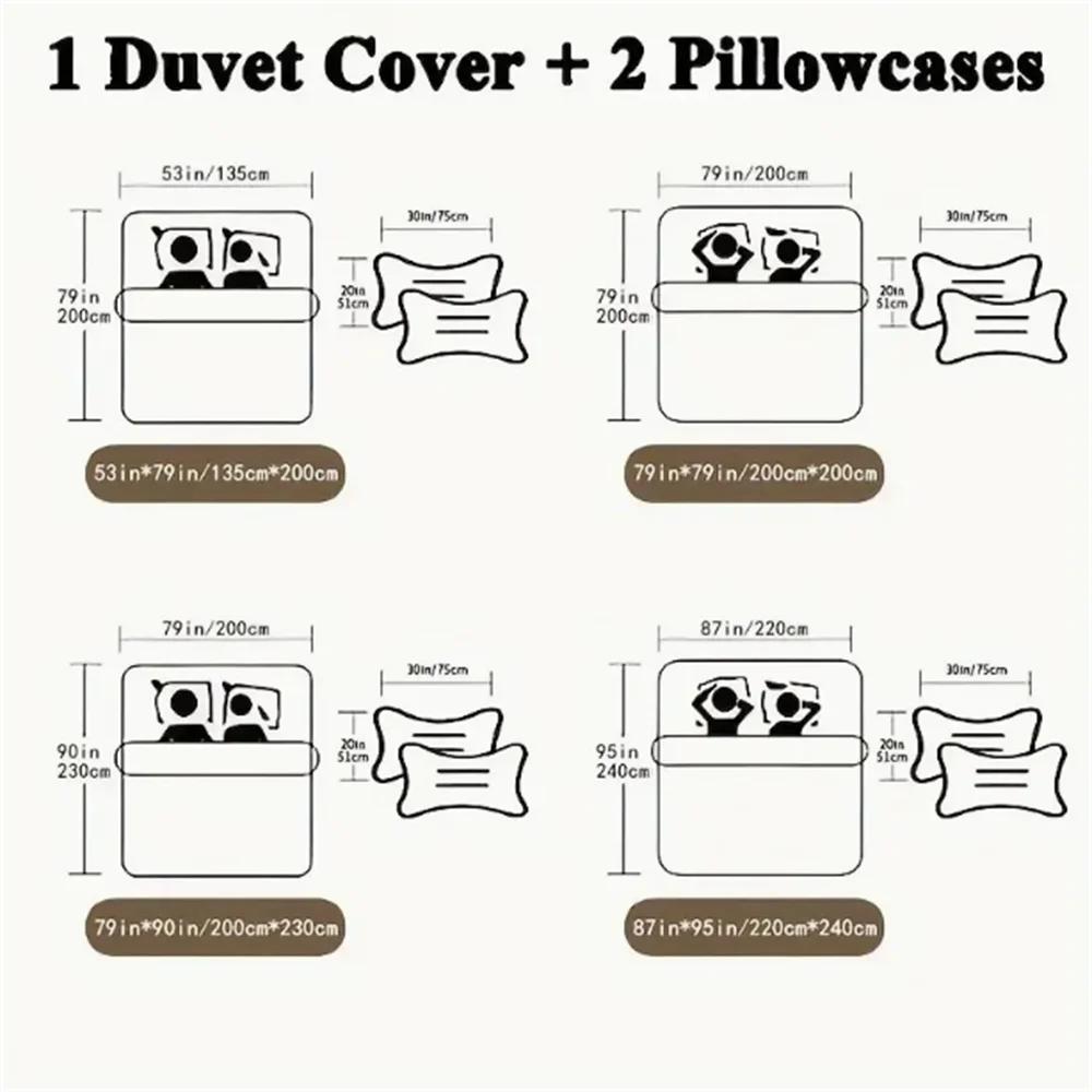 Fashion Duvet Cover Set, Plaid Christmas Gnomes Print Bedding Set, Soft Comfortable Duvet Cover, For Bedroom, Guest Room