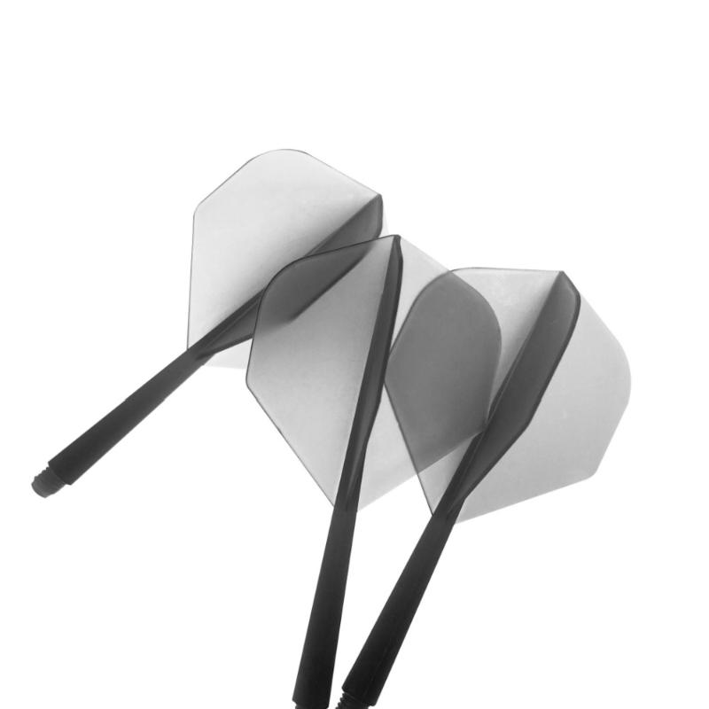 75% Transparent 2BA Darts 3 Stück Anti-Drop L-Form Flight Leichte Tragbare Darts für Treffen mit Freunden Indoor-Spiel